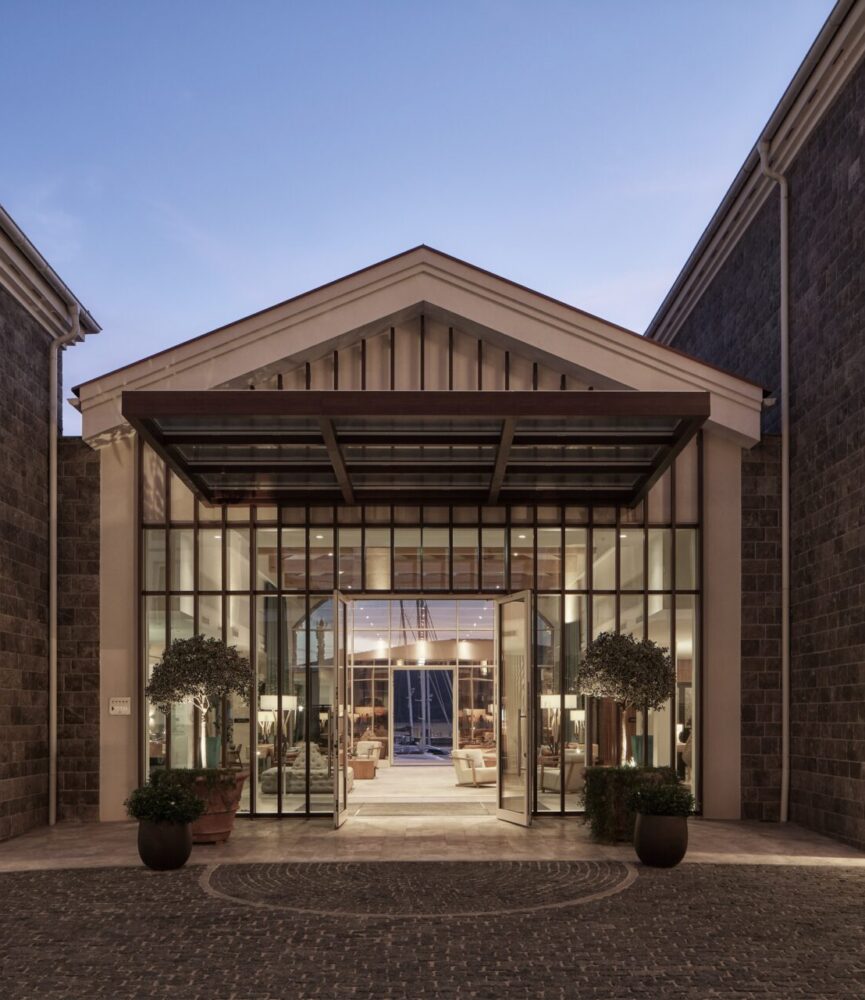 The Chedi Lustica Bay Entrance