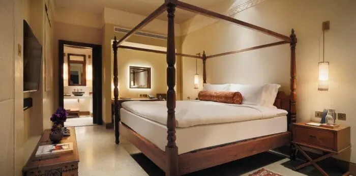 Luxury Acommodation in UAE | Five Star Hotels in UAE | Bedroom Al Bait Suit | The Chedi Al Bait Sharjah