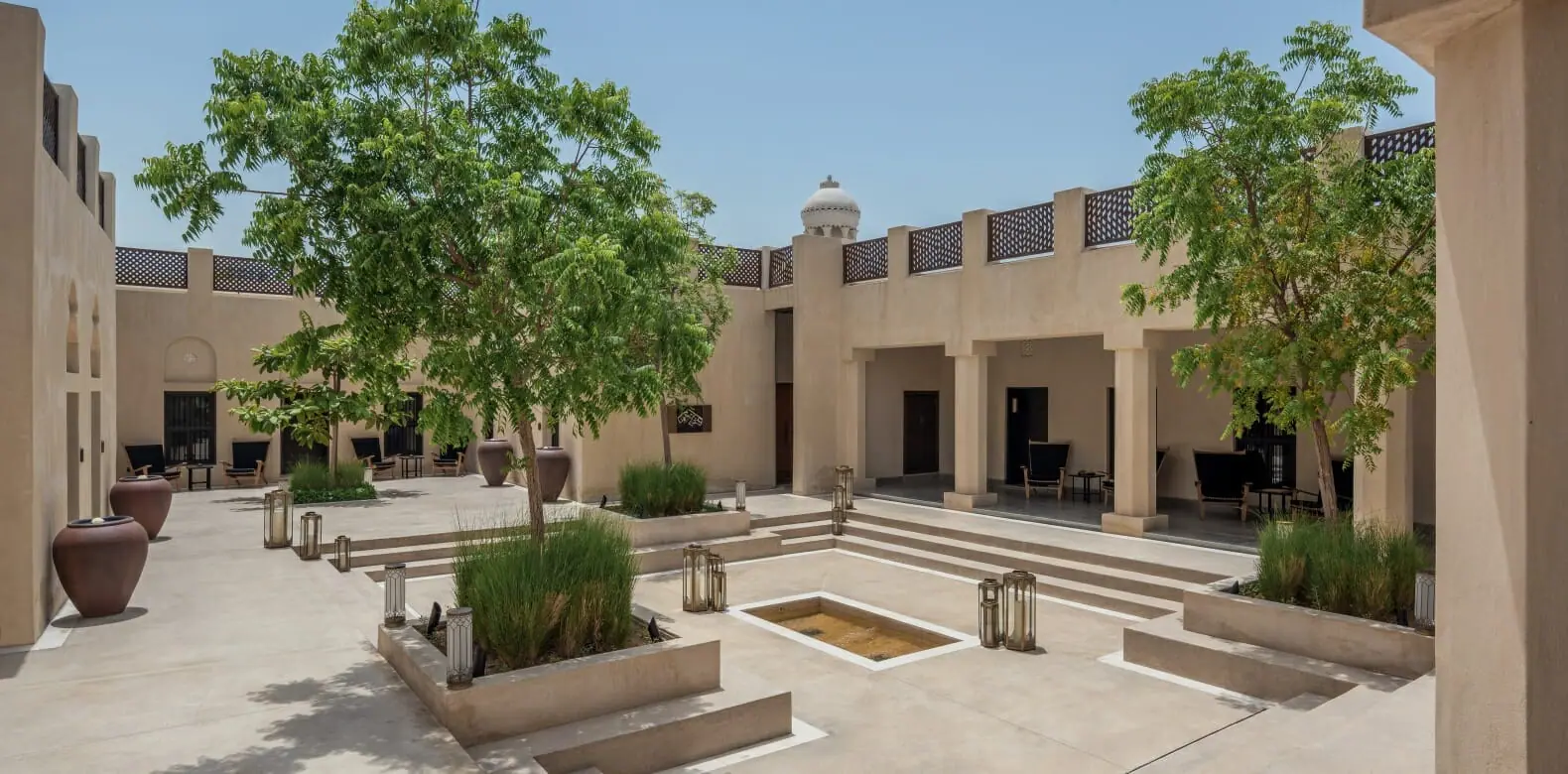 Al Bait Sharjah-Heritage Courtyard by day