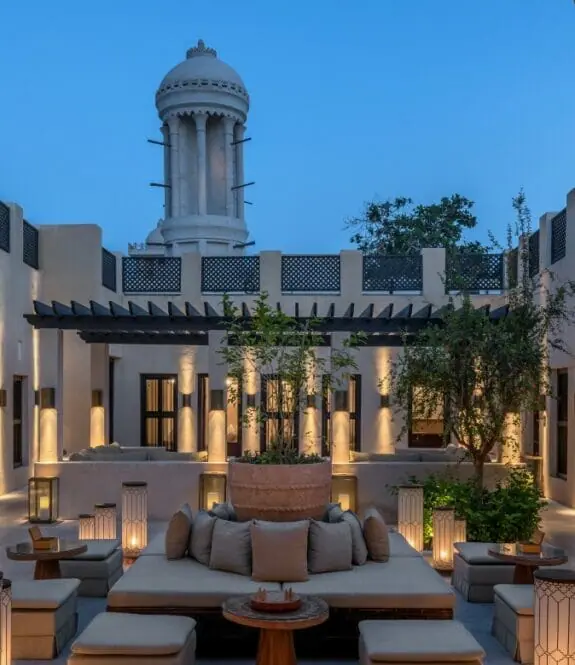 The Reception Exterior | Luxury Heritage Hotels In UAE | The Chedi Al Bait