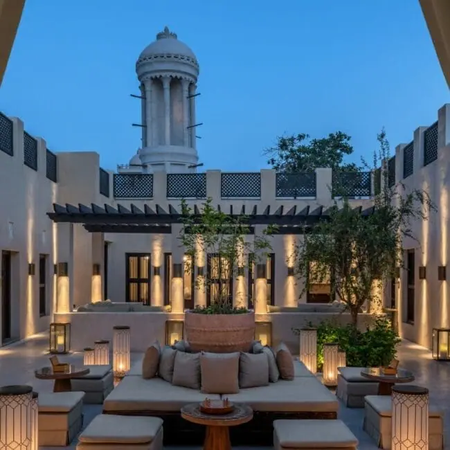 The Reception Exterior | Luxury Heritage Hotels In UAE | The Chedi Al Bait