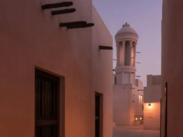 ALB Exterior Windtower Sunset