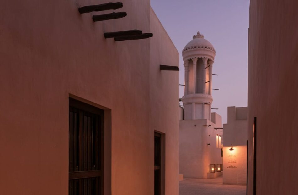 ALB Exterior Windtower Sunset