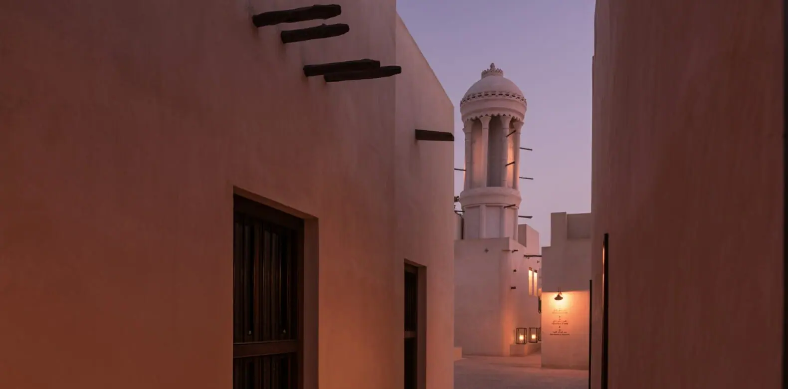Luxury Hotels in UAE | Heritage Hotel in UAE | Windtower Sunset | The Chedi Al Bait - A GHM Hotel