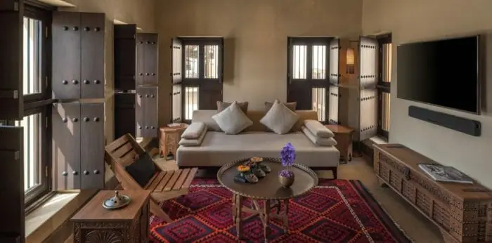 Luxury Heritage Hotels in UAE | Majlis-Heritage-Suite | The Chedi Al Bait - a GHM Hotel
