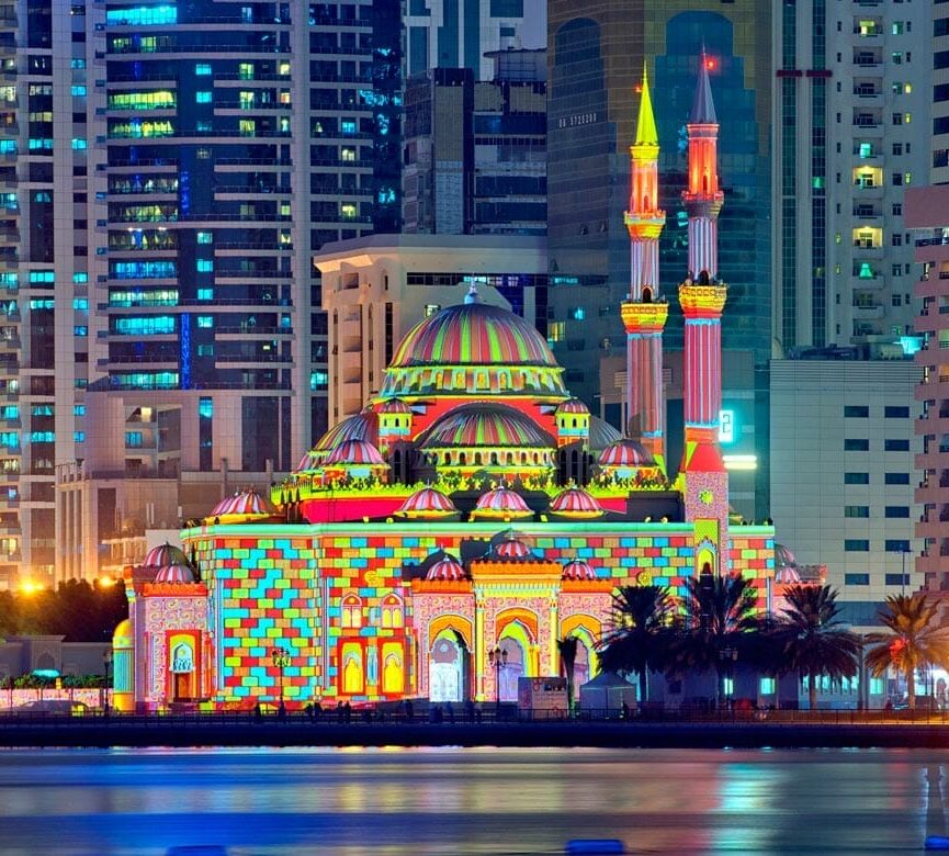 ALB SCTDA Destination Sharjah Light Festival Al Noor Mosque1