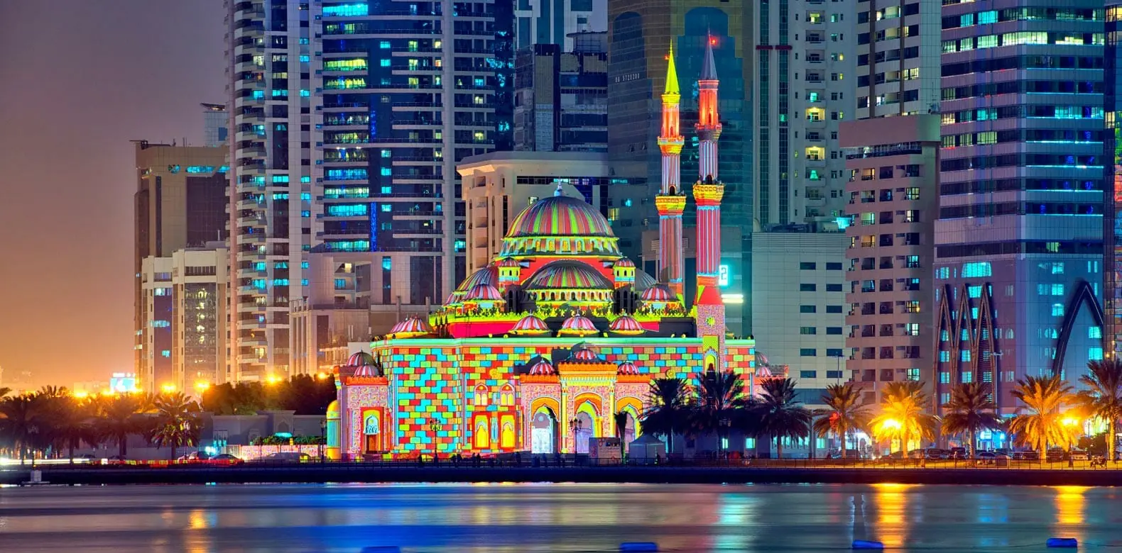 ALB-SCTDA-Destination-Sharjah-Light-Festival-Al-Noor-Mosque
