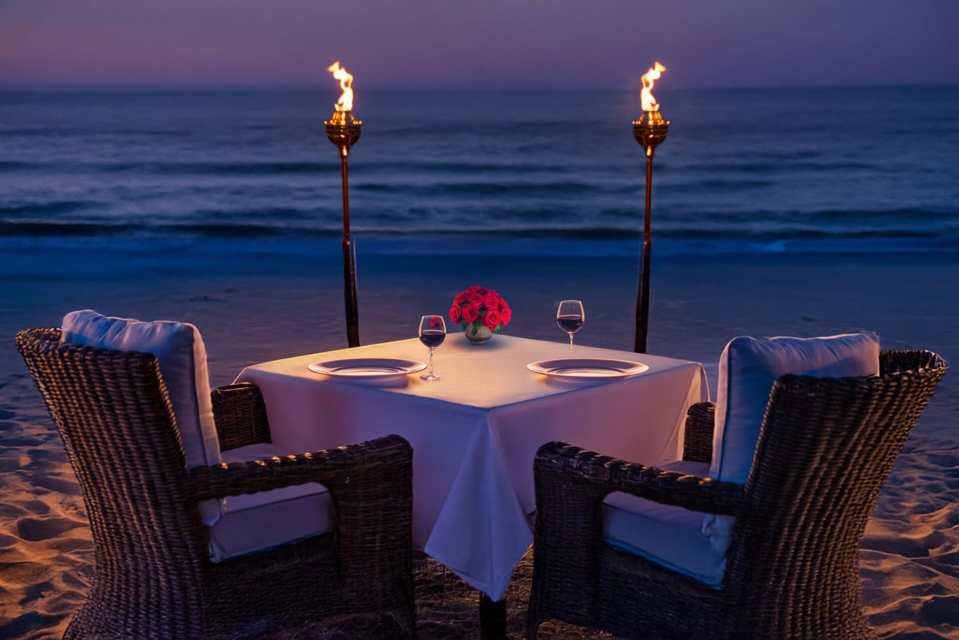 Beach Dinner Wine Night