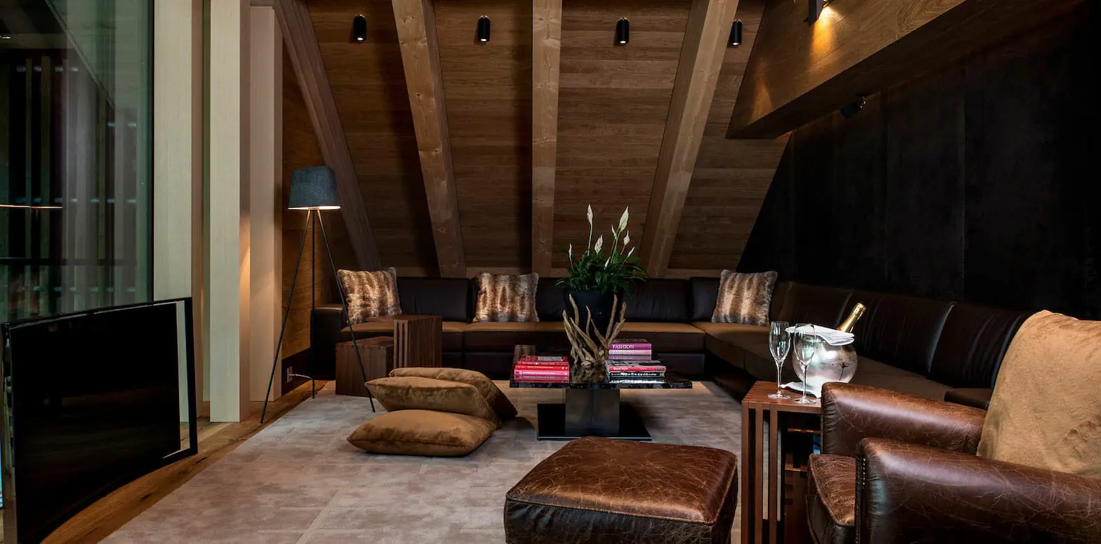 Furka Suite Living Room for The Chedi Andermatt, Switzerland