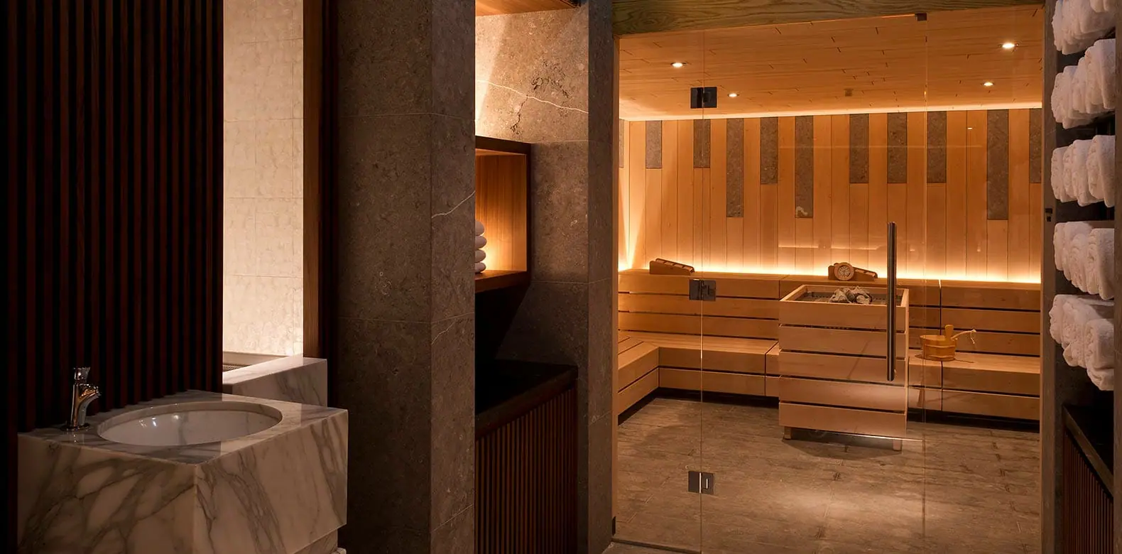 Sauna Room at The Chedi Andermatt
