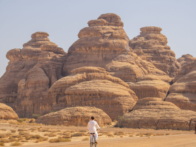 Chedi Hegra Desert Cycling Images