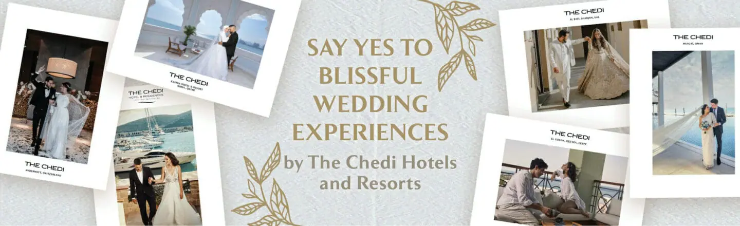 Say Yes To Blissful Wedding Experiences By The Chedi Hotels And Resorts