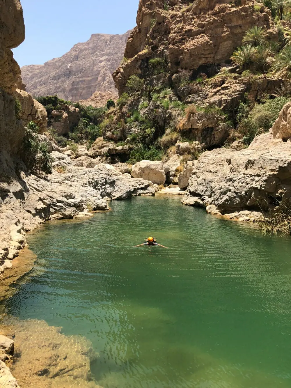 Canyoning in Oman