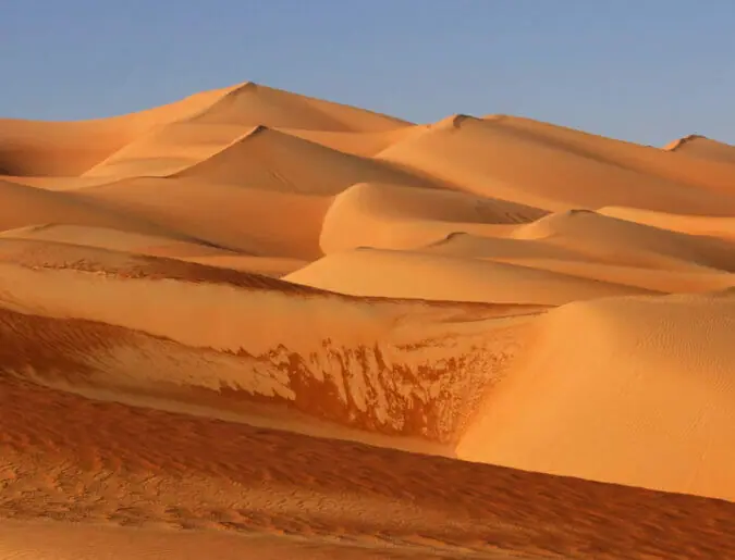 Dunes Of The Wahiba Sands Near The Chedi Muscat